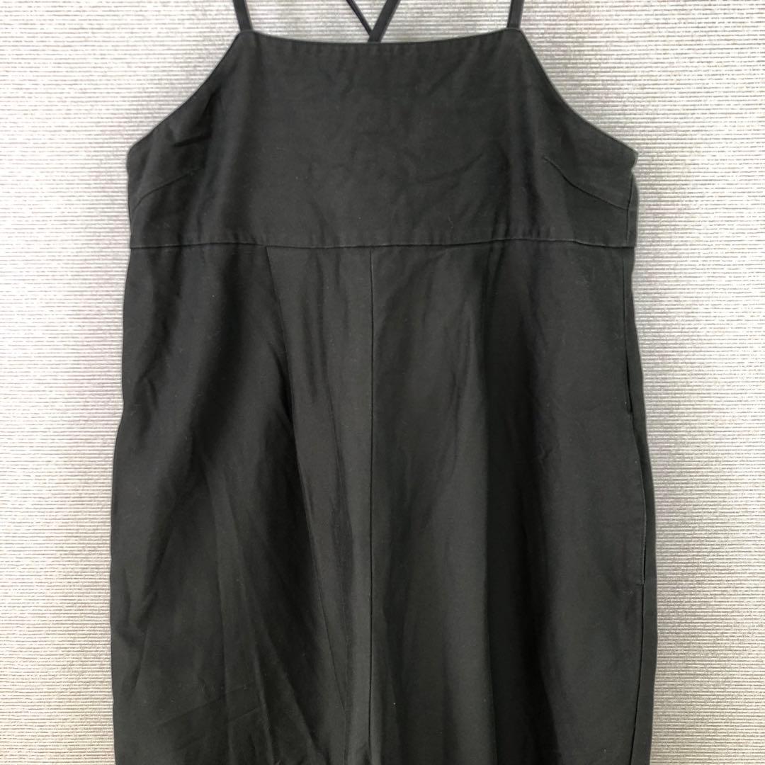 Curensology コットンサテンオールインワン F ブラック