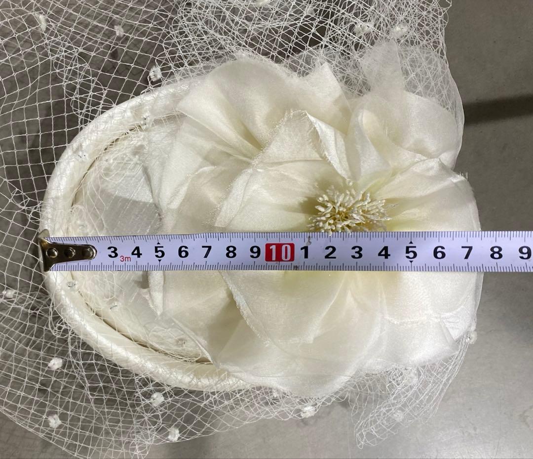 【新品未使用】冠婚葬祭　千代田帽子　カクテル帽　日本製　シルクサテン