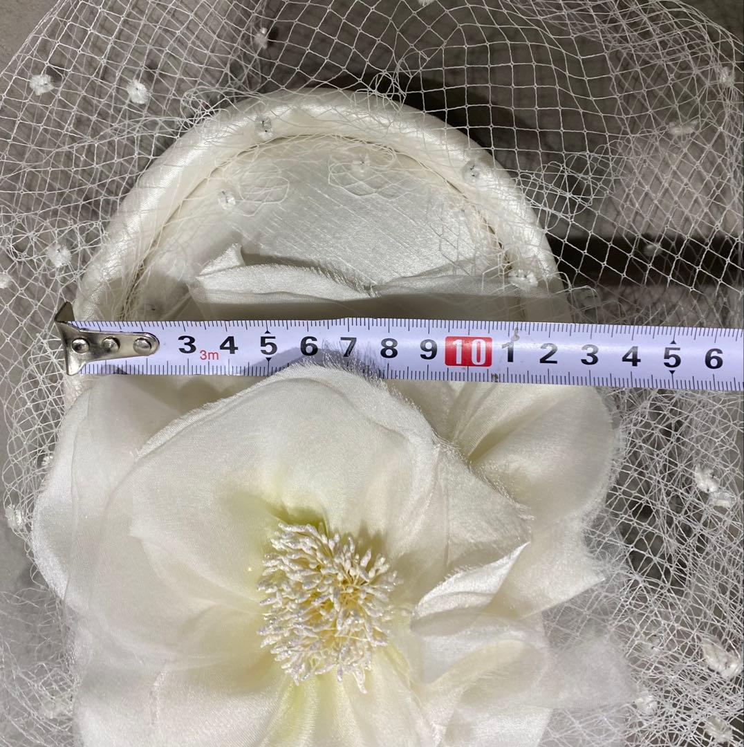 【新品未使用】冠婚葬祭　千代田帽子　カクテル帽　日本製　シルクサテン