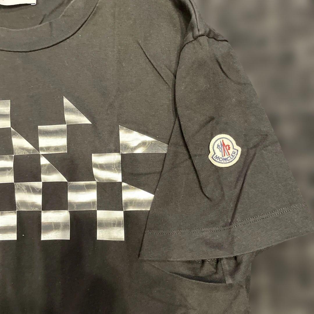 ニック 　MONCLER ブラック Tシャツ グラフィック
