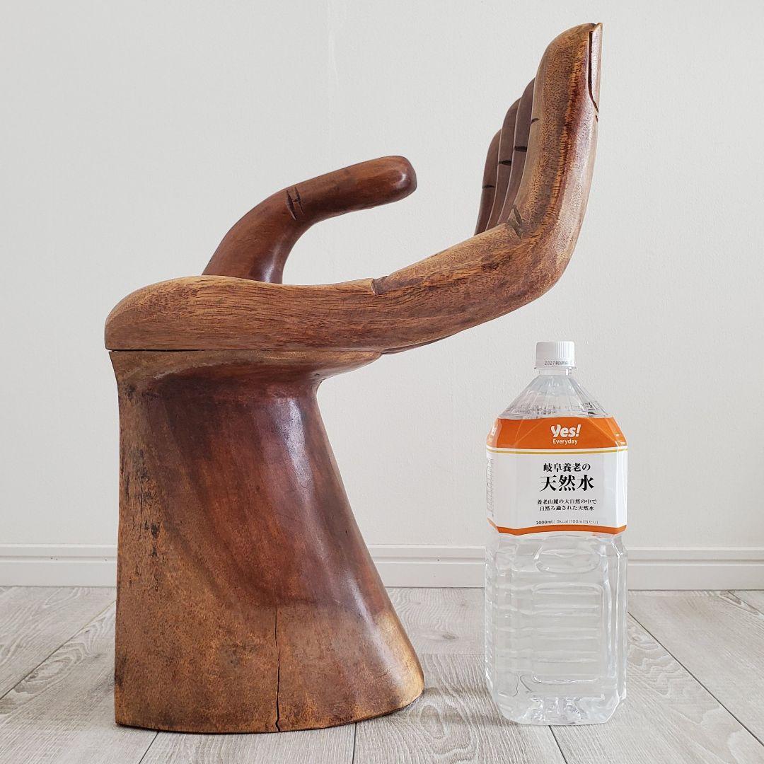 バリ家具 仏陀 ハンドチェア 木製椅子 天然木 手彫り インテリア