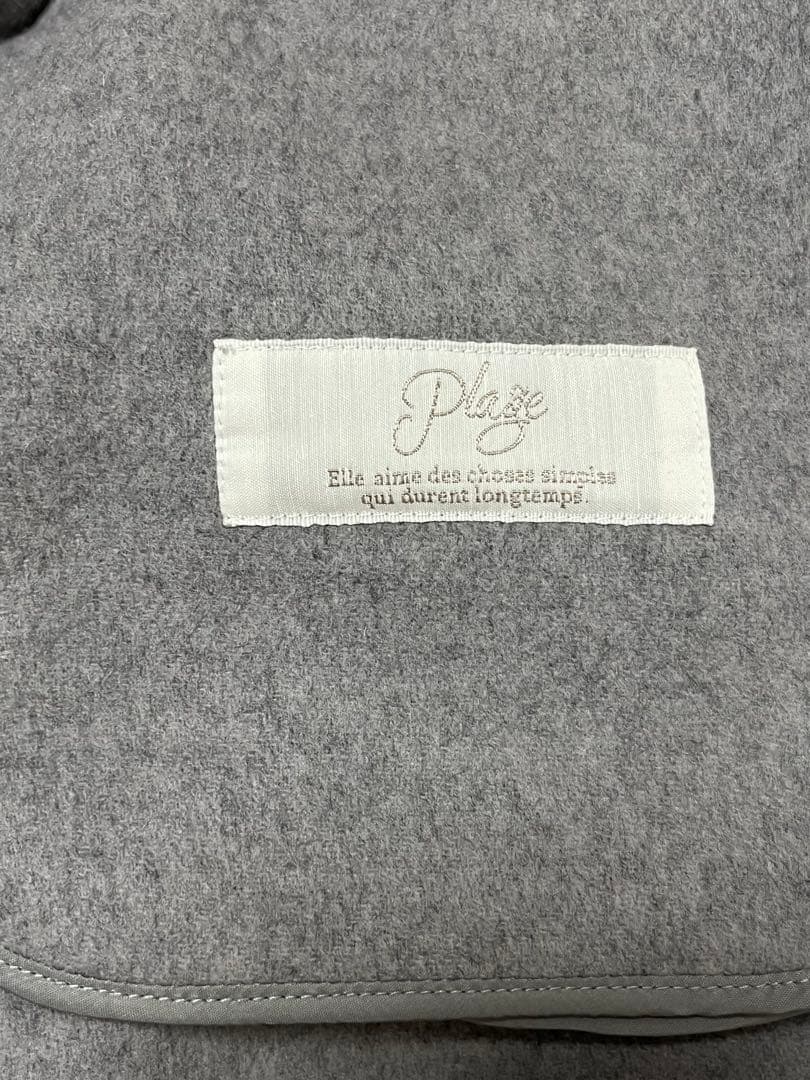 葵様Plage プラージュ　ハミルトンテーラードコート　ライトグレー　2022