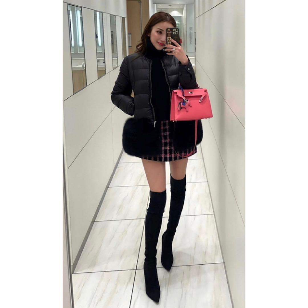 【美品】シェリエ　sheller チェック　キュロット