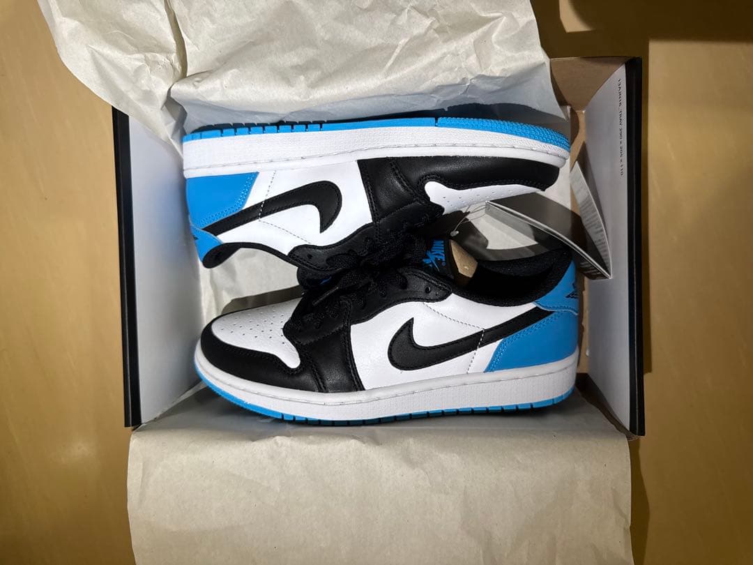 靴 m Nike Air Jordan 1 Low Black/Blue