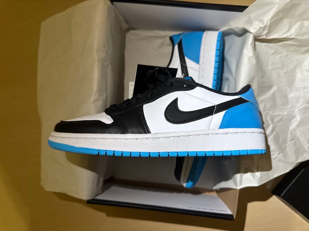 靴 m Nike Air Jordan 1 Low Black/Blue