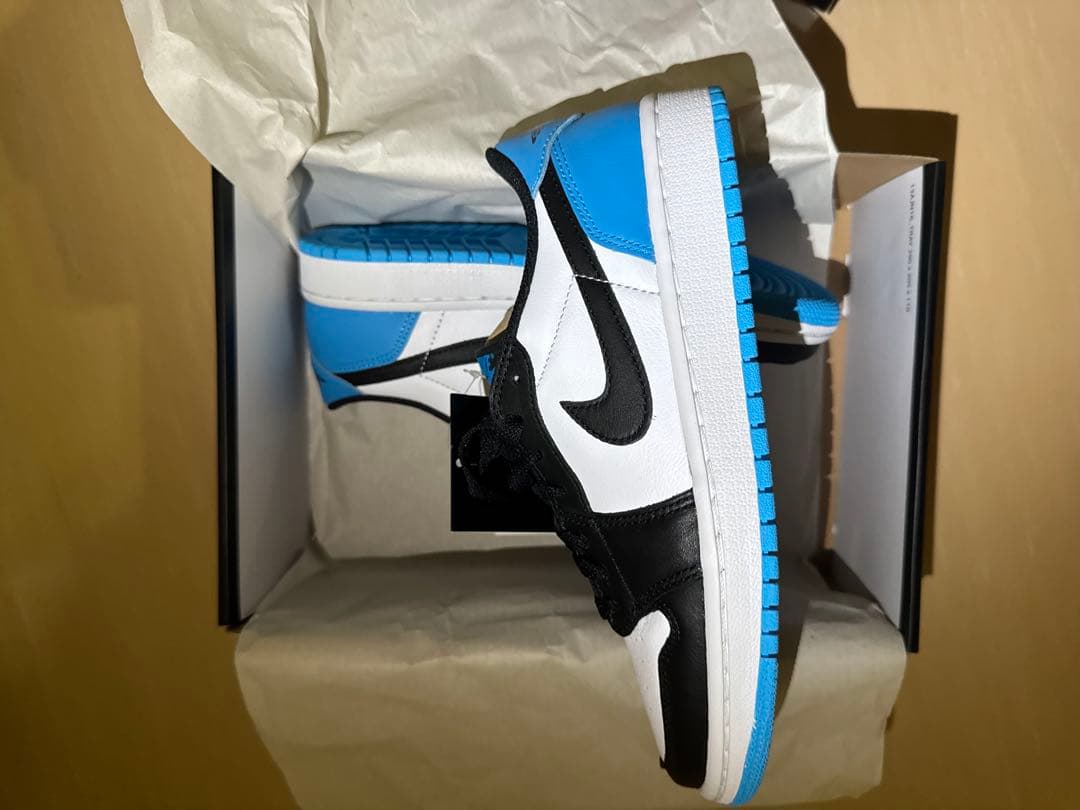 靴 m Nike Air Jordan 1 Low Black/Blue