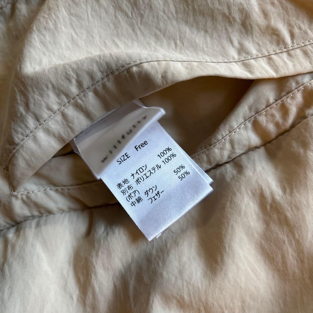 あいぼん‎‎　willfully アイボリー　ダウンベストショール