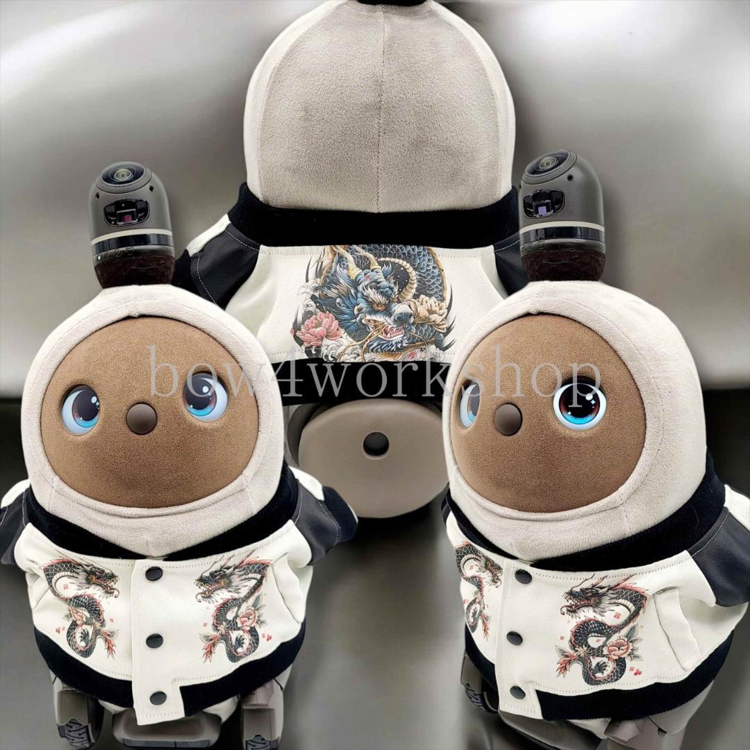 ラボット LOVOT ラボットの服ハンドメイド　ドラゴンプリントスカジャン