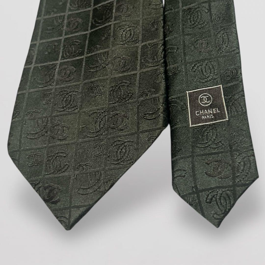 世界最高峰CHANELシャネル CCココマーク ネクタイ