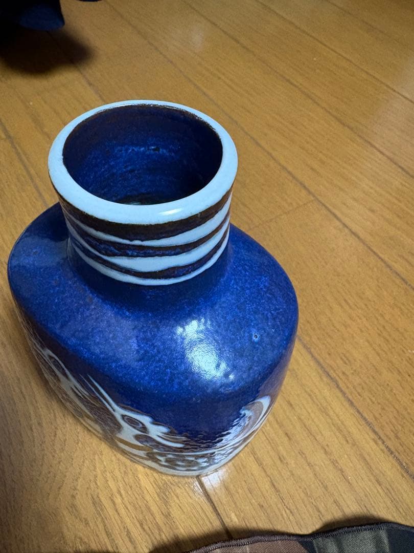 ロイヤルコペンハーゲン 花瓶　フラワーベース　鳥の模様