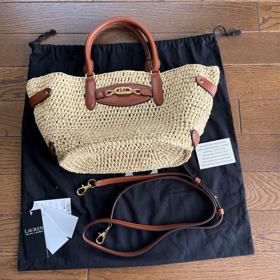 ポロラルフローレン　LAUREN ストロースモールDaphney トートバッグ