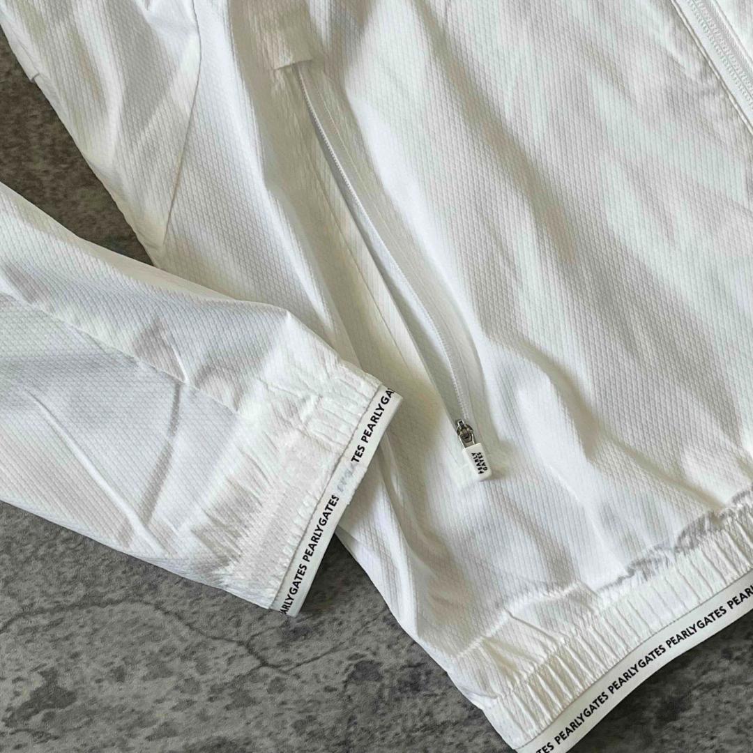 ★新品★パーリーゲイツ エアシャット ジャケット ダイヤドビー柄 白 サイズ5