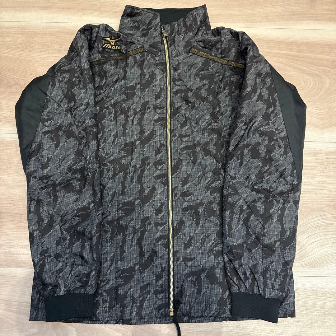 Mizuno Pro（ミズノプロ）ブラックカモフラージュ ウェアセット　Ｌサイズ