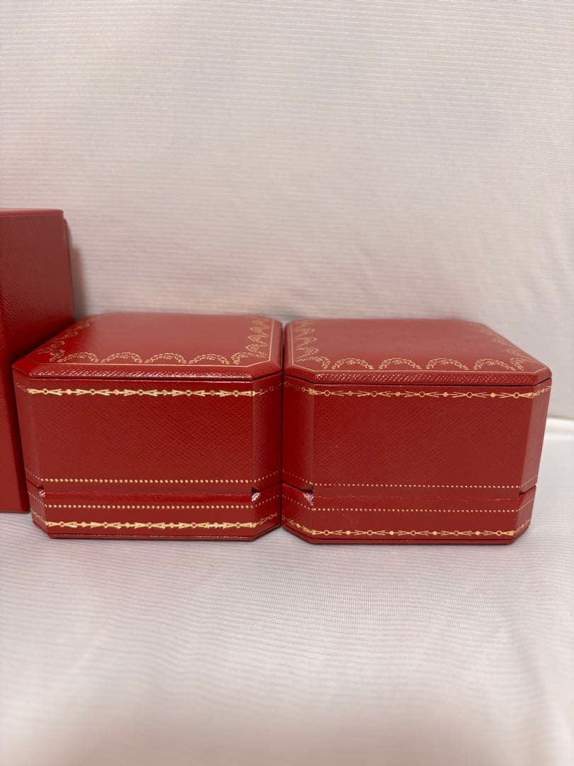 【美品】カルティエ Cartier 指輪 空箱 4点セット（内箱・外箱 各2組）