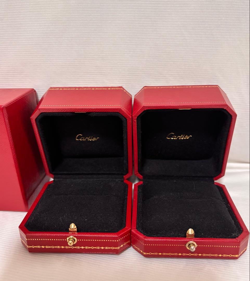 【美品】カルティエ Cartier 指輪 空箱 4点セット（内箱・外箱 各2組）