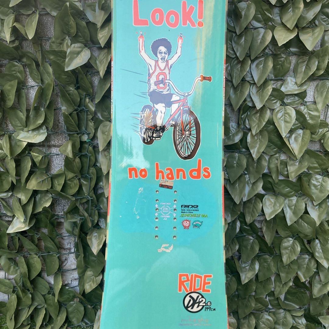 RIDE スノーボード 149cm Look! no hands 水色