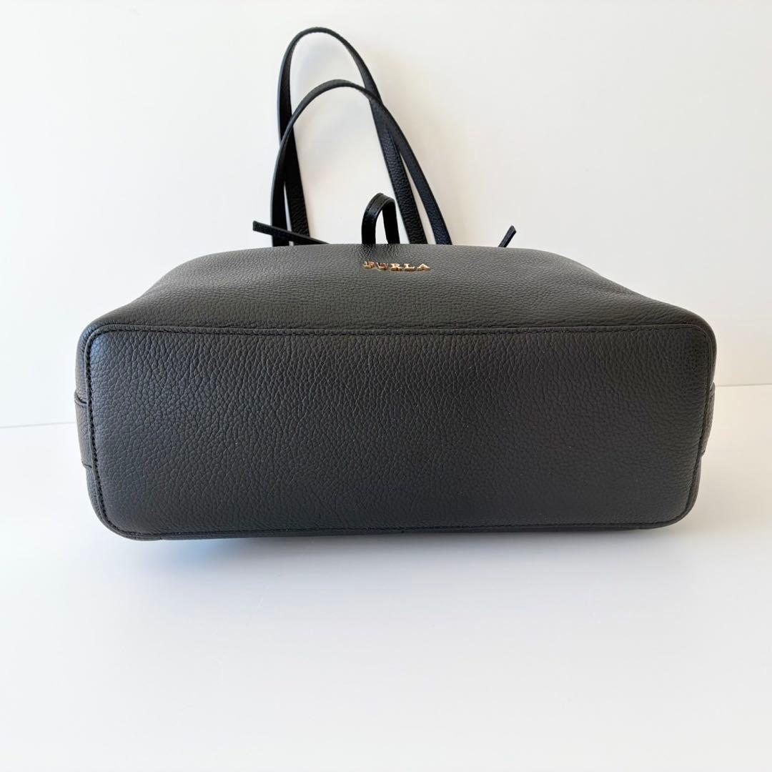 【新品】FURLA トートバッグ コスタンザ 巾着 A4 黒 ビジネスバッグ