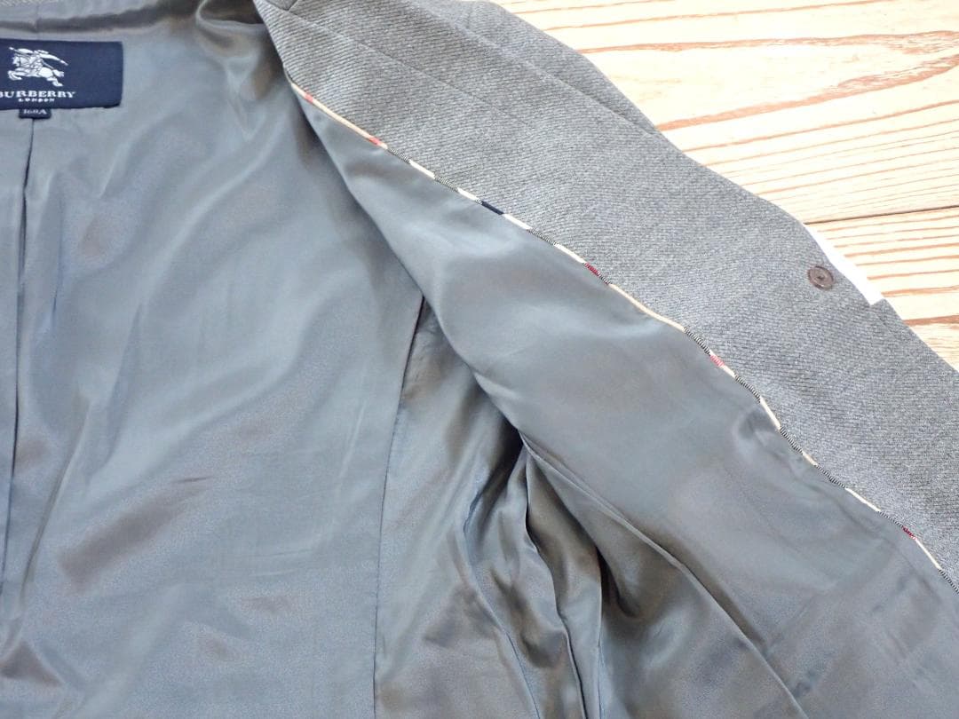 BURBERRY グレー テーラードジャケット 160A 卒園式・入学式☆美品☆