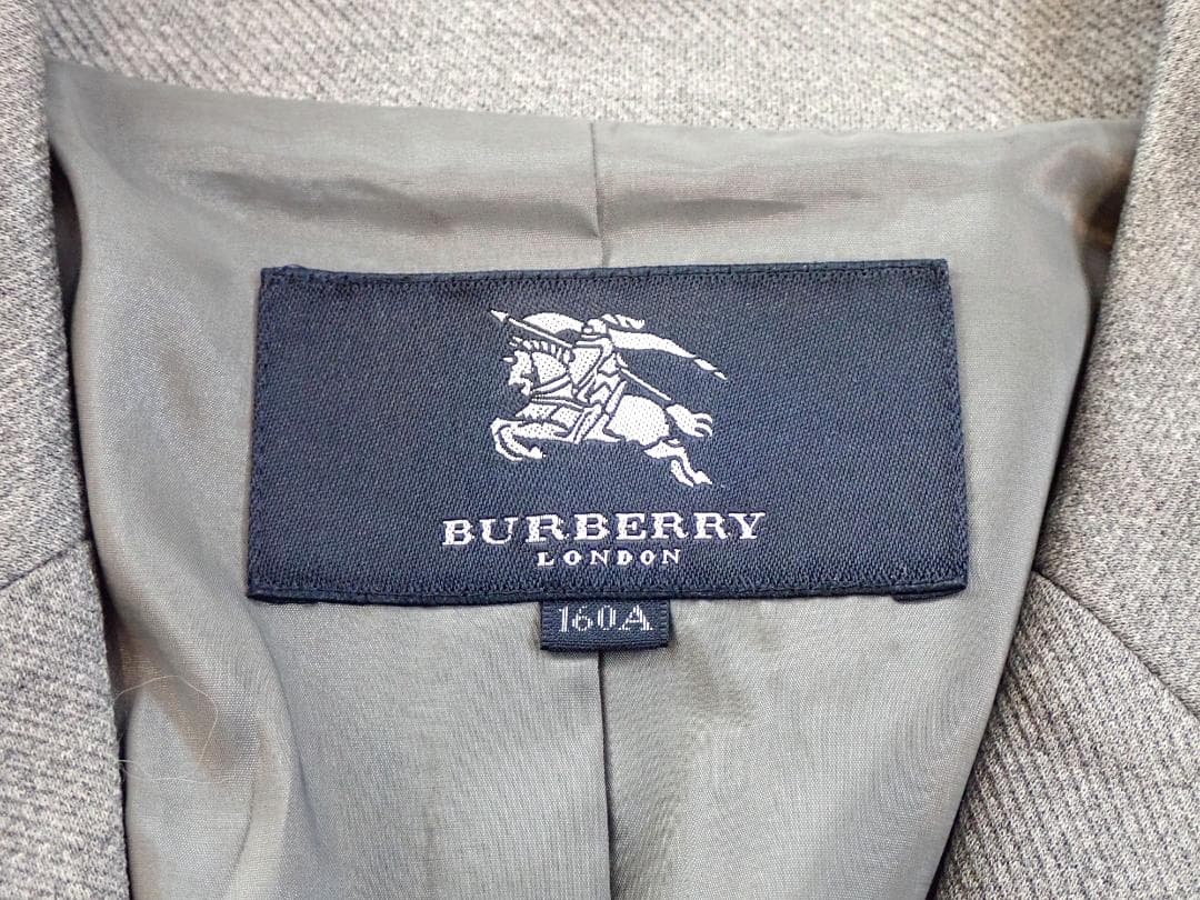 BURBERRY グレー テーラードジャケット 160A 卒園式・入学式☆美品☆
