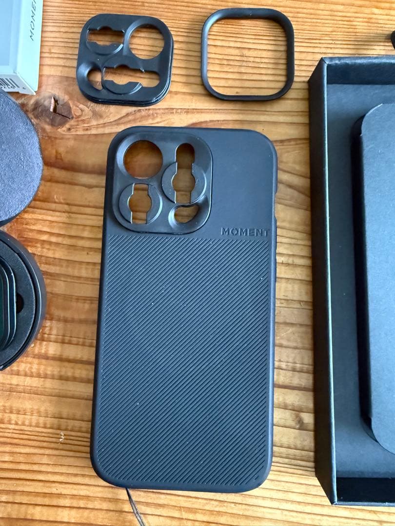 Moment iPhone 15pro 用ケース ブラック Mシリーズ用マウント