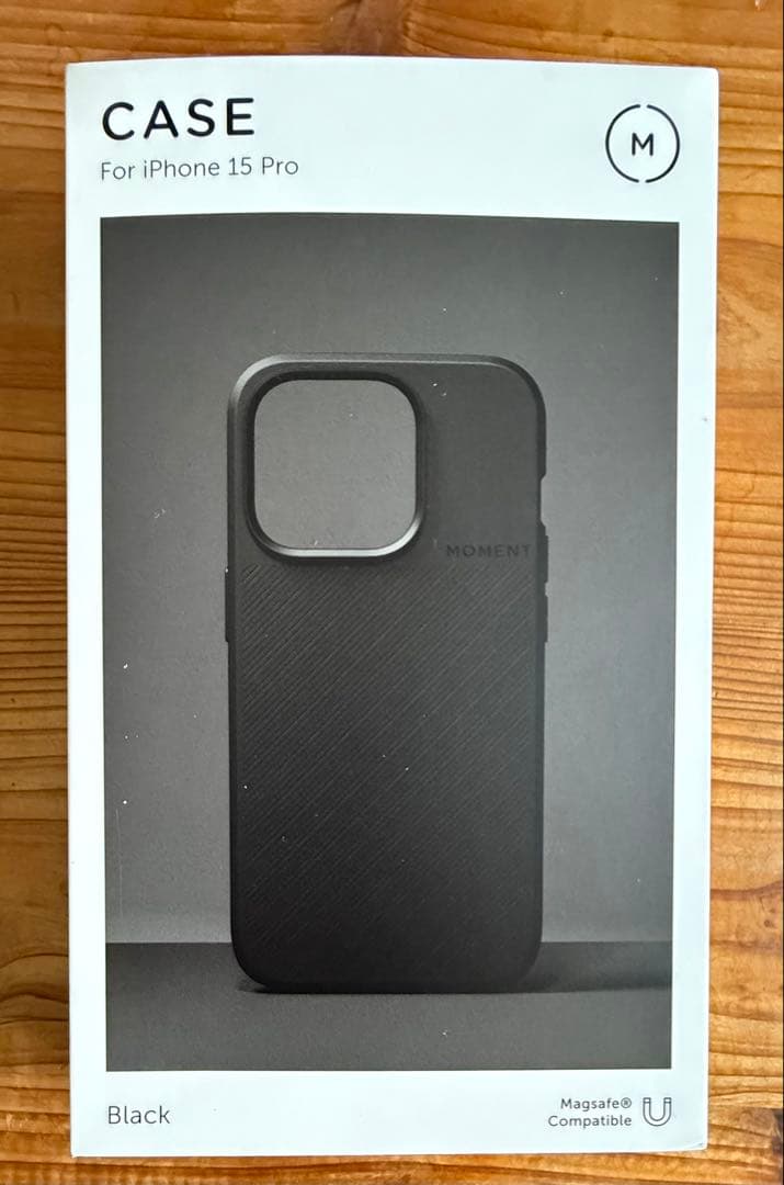 Moment iPhone 15pro 用ケース ブラック Mシリーズ用マウント