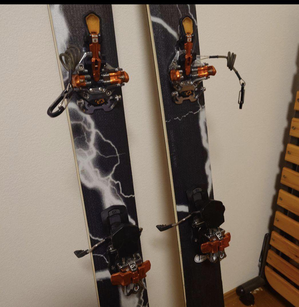 G3 シナプスカーボン175cm　クライミングシール　アイゼン付き