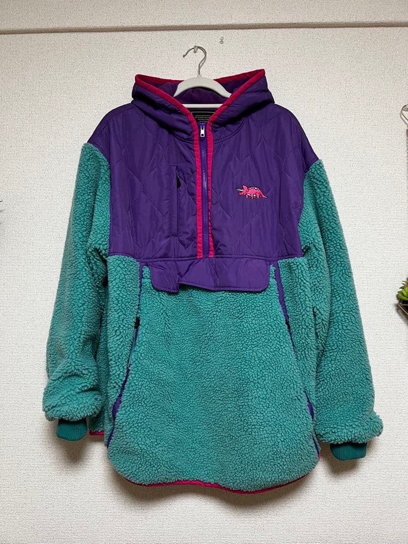 Candy Stripper ダイナソー キルティング アノラック　ボア