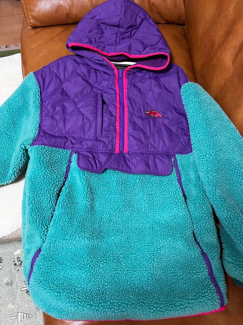 Candy Stripper ダイナソー キルティング アノラック　ボア