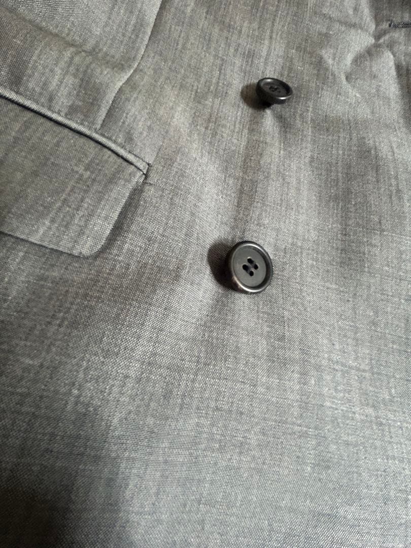 【良品】人気の商品！PRADA【スーツ セットアップ】ダブル 背抜き グレー