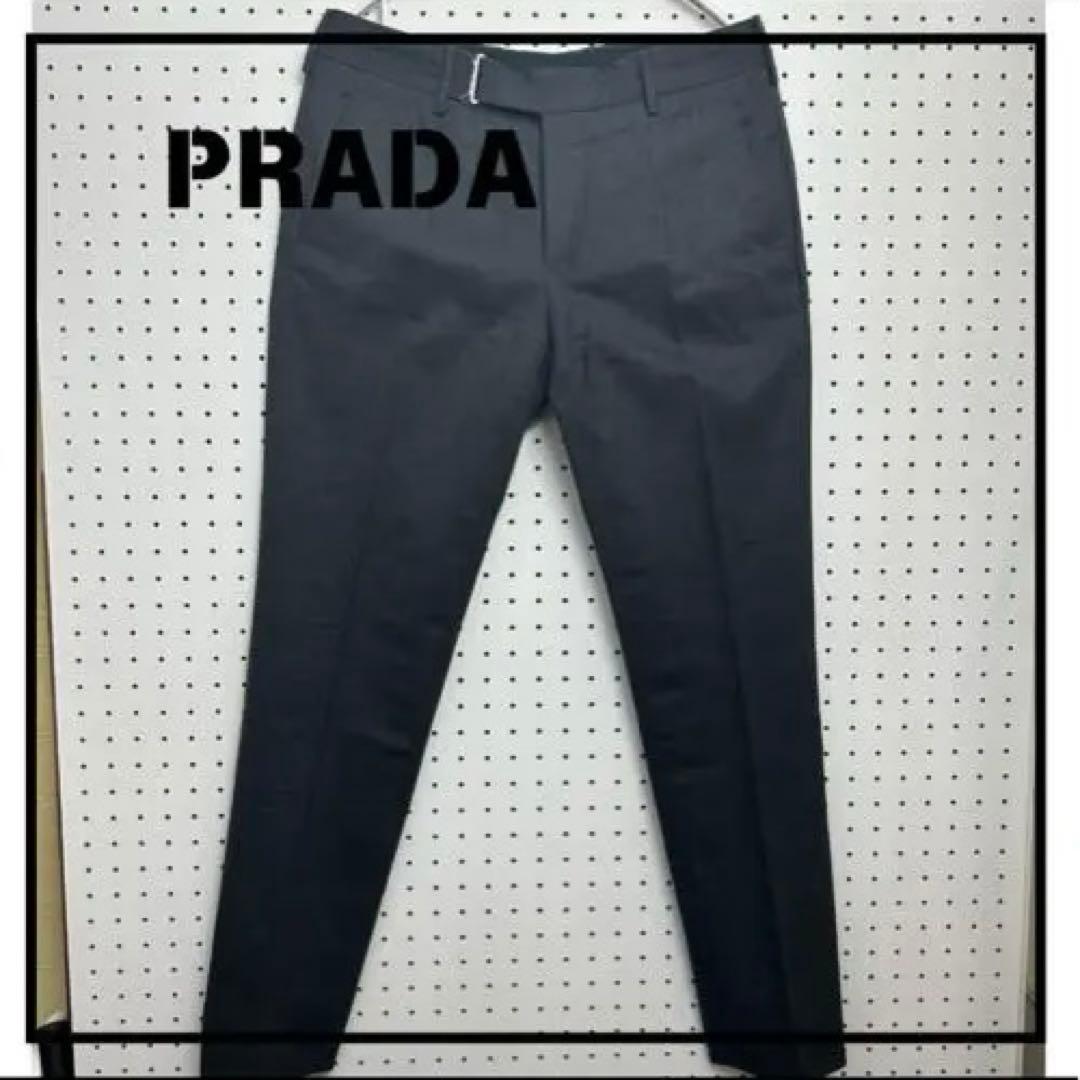 【良品】人気の商品！PRADA【スーツ セットアップ】ダブル 背抜き グレー