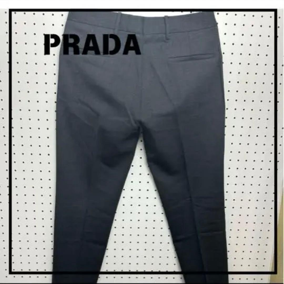 【良品】人気の商品！PRADA【スーツ セットアップ】ダブル 背抜き グレー
