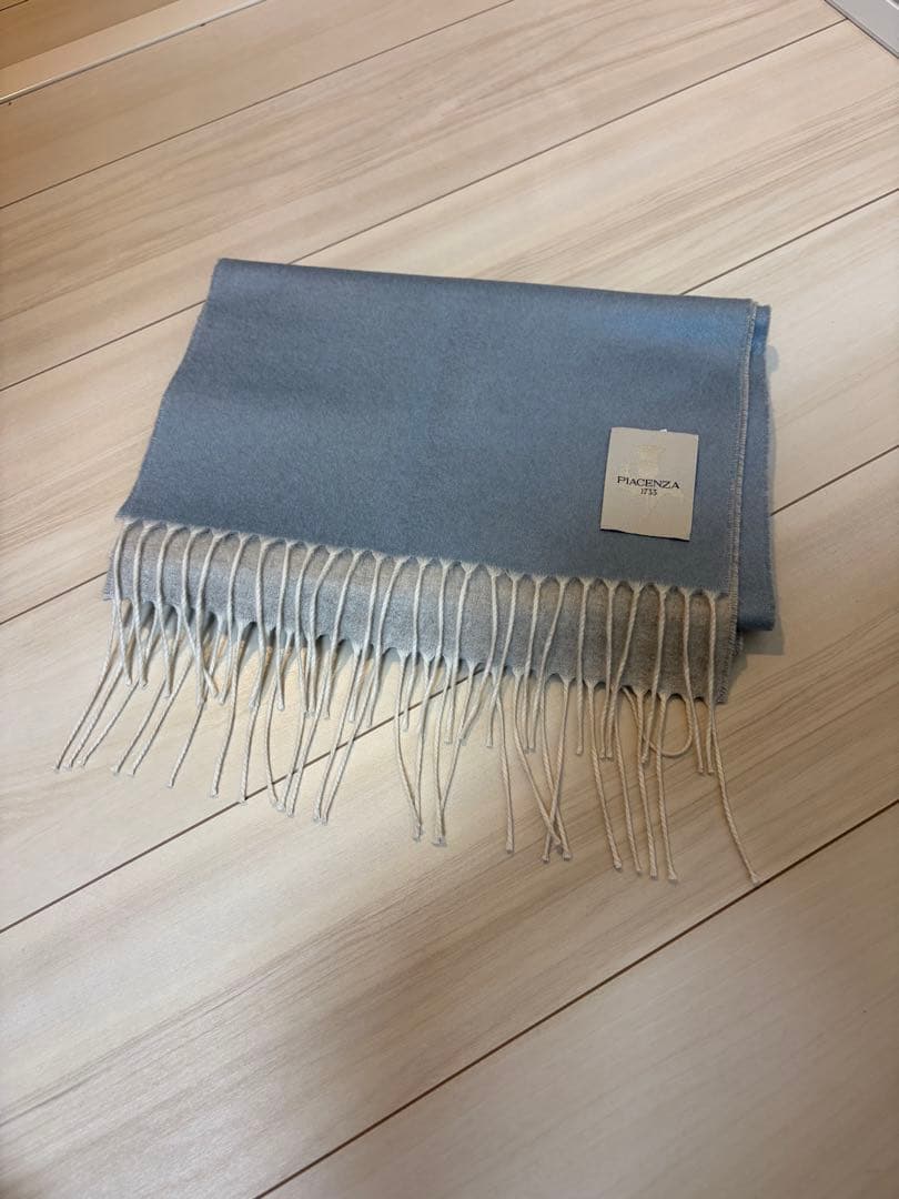 PIACENZA ピアチェンツァ シルク×ウールマフラー ストール