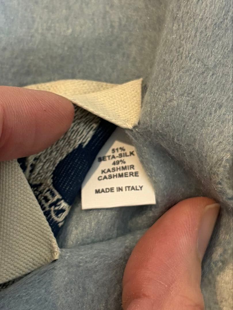 PIACENZA ピアチェンツァ シルク×ウールマフラー ストール