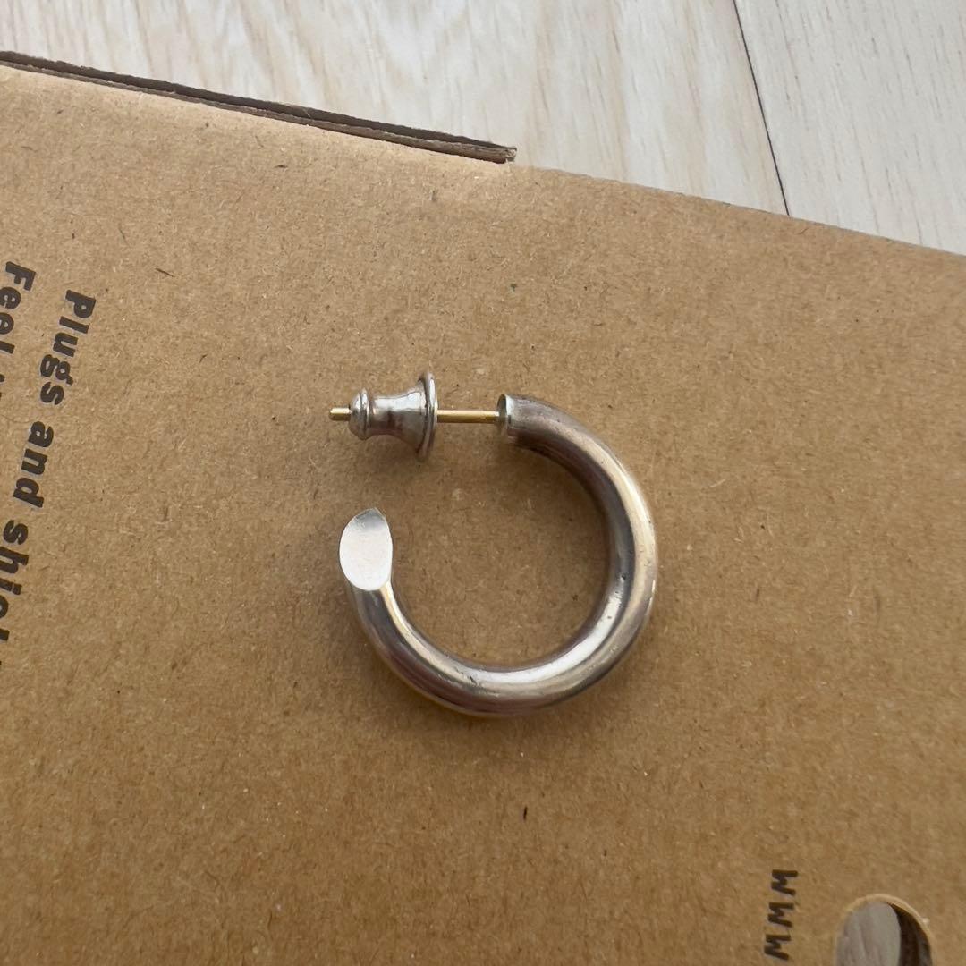 CAREERINGPLACEBO 501 (SV)シルバー フープピアス 片耳用