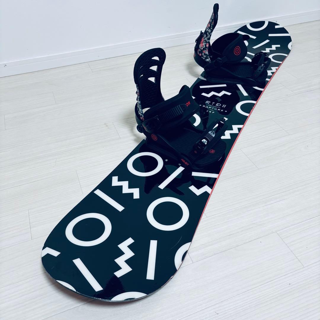 RIDE RAPTURE 147cm ボード セット UNION HEAD