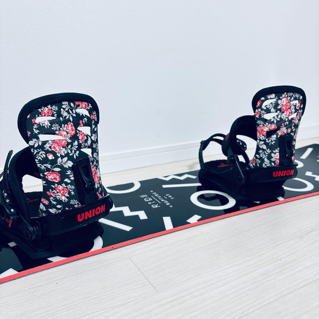 RIDE RAPTURE 147cm ボード セット UNION HEAD