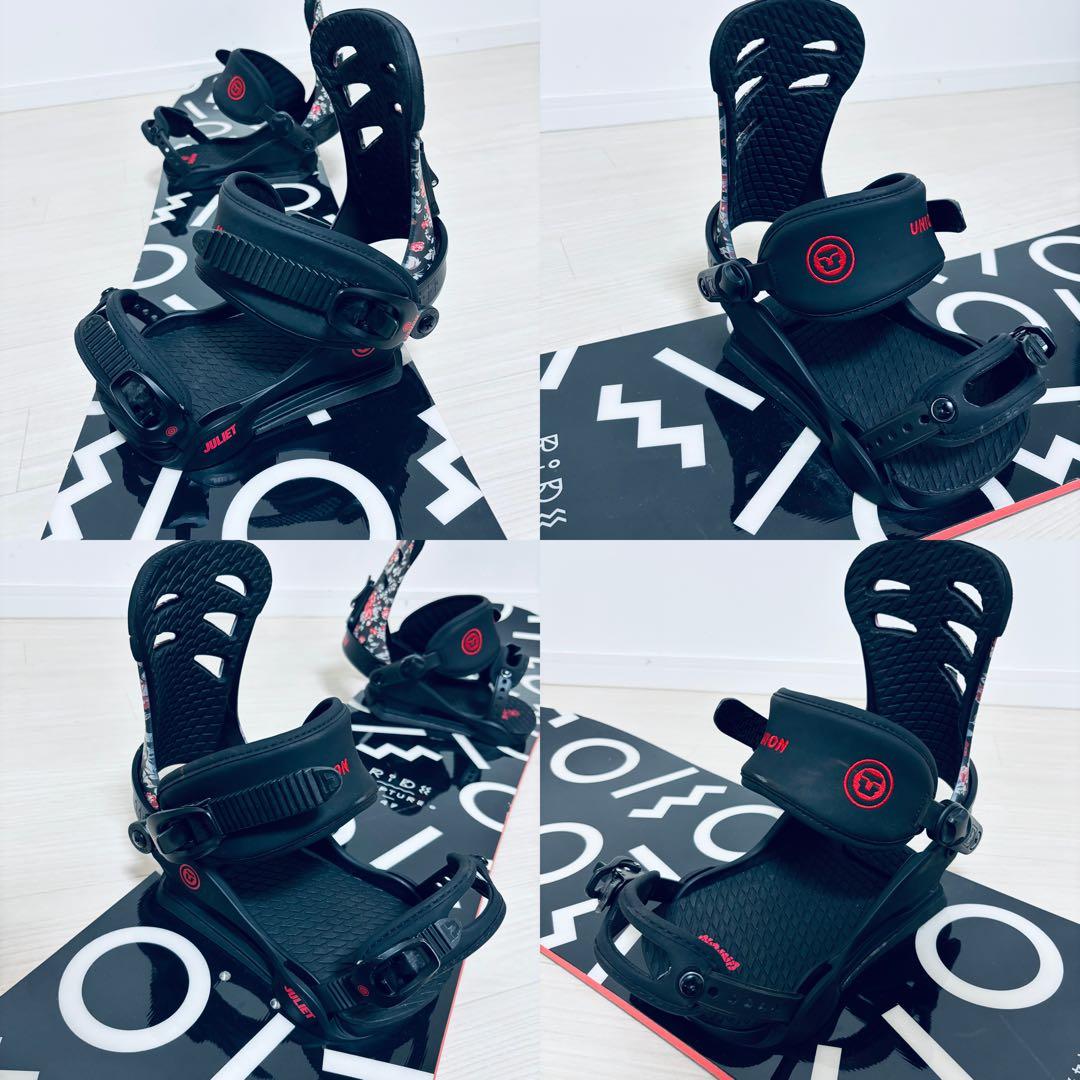 RIDE RAPTURE 147cm ボード セット UNION HEAD