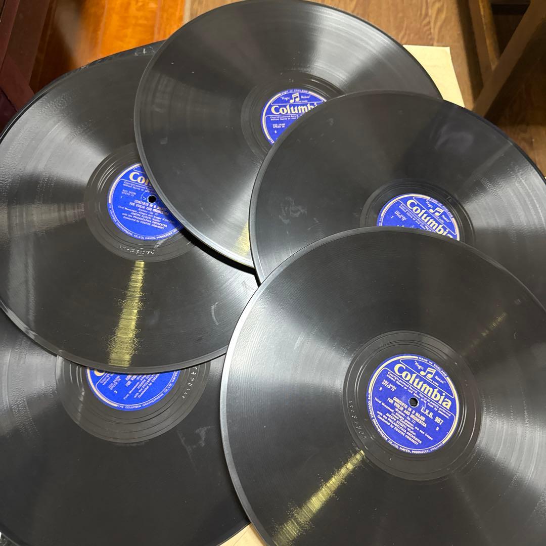 SP盤5枚JOSEFSZIGETI ブラームスviolinconcertOP77