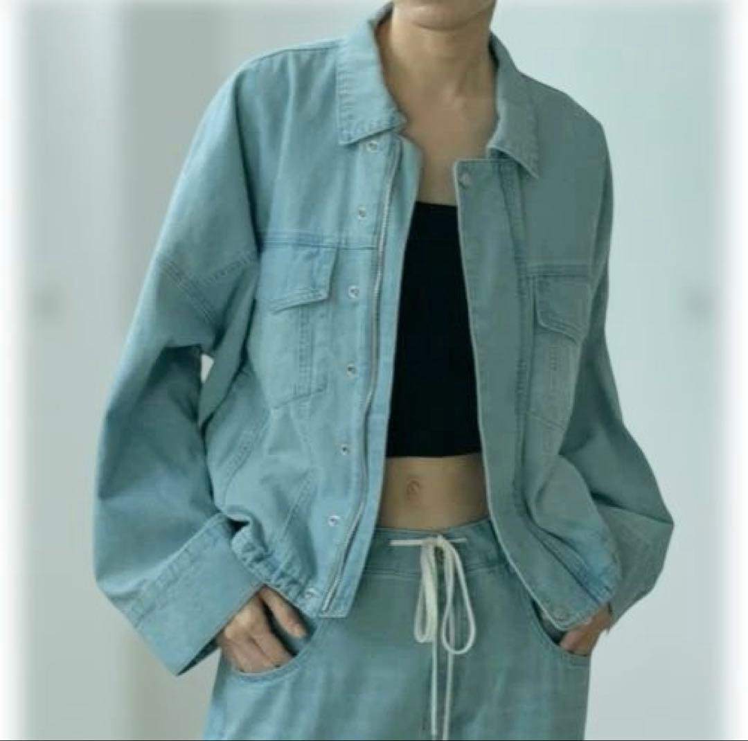 新品！スコットクラブ　awahi ソフトデニムブルゾン　25000円ヤマダヤ