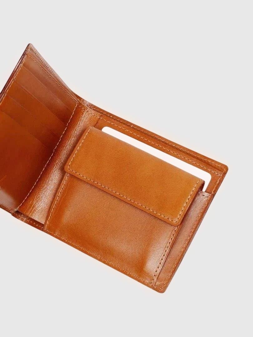 土屋鞄　ブライドル 二折財布　ネイビー