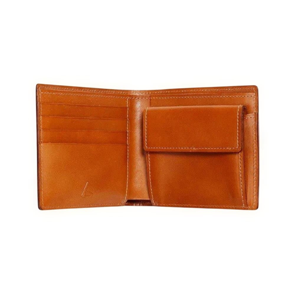 土屋鞄　ブライドル 二折財布　ネイビー