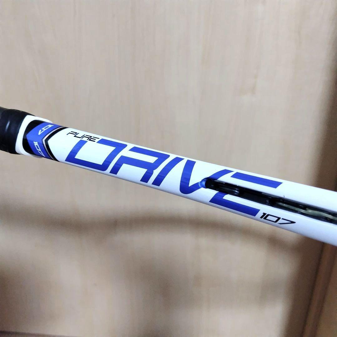 Babolat Pure Drive107 テニスラケット　ケースとグリップ付き