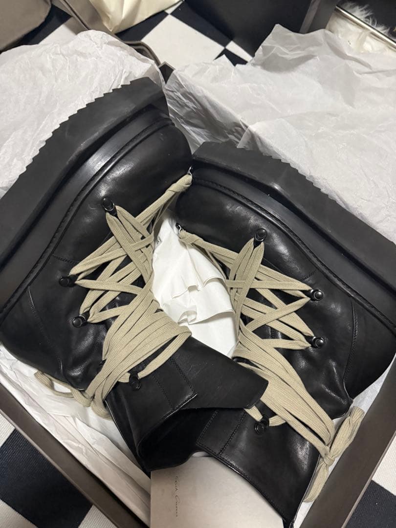 靴 rickowens megalace turbo cyclops 43