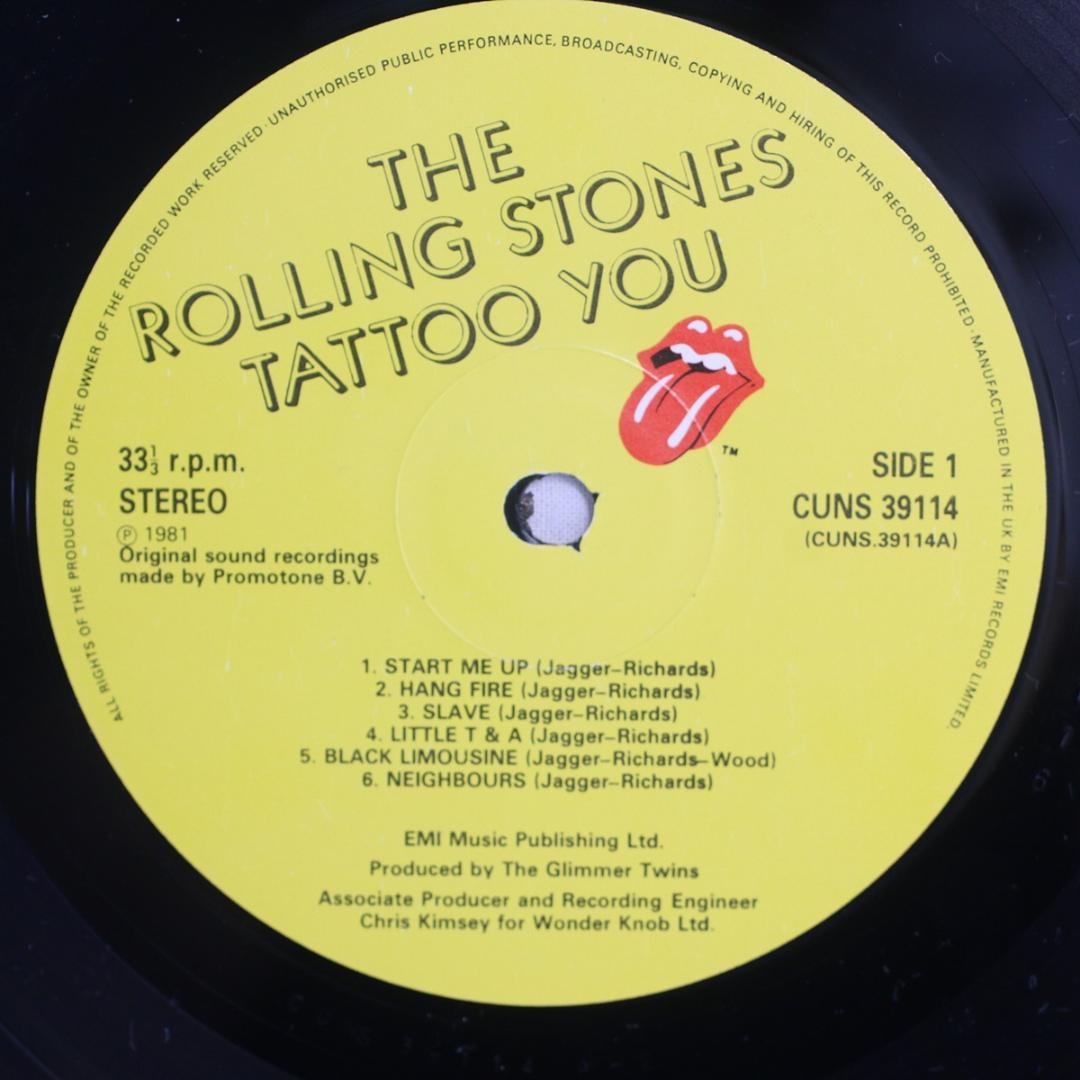 英LP The Rolling Stones Tattoo You UKオリジナ