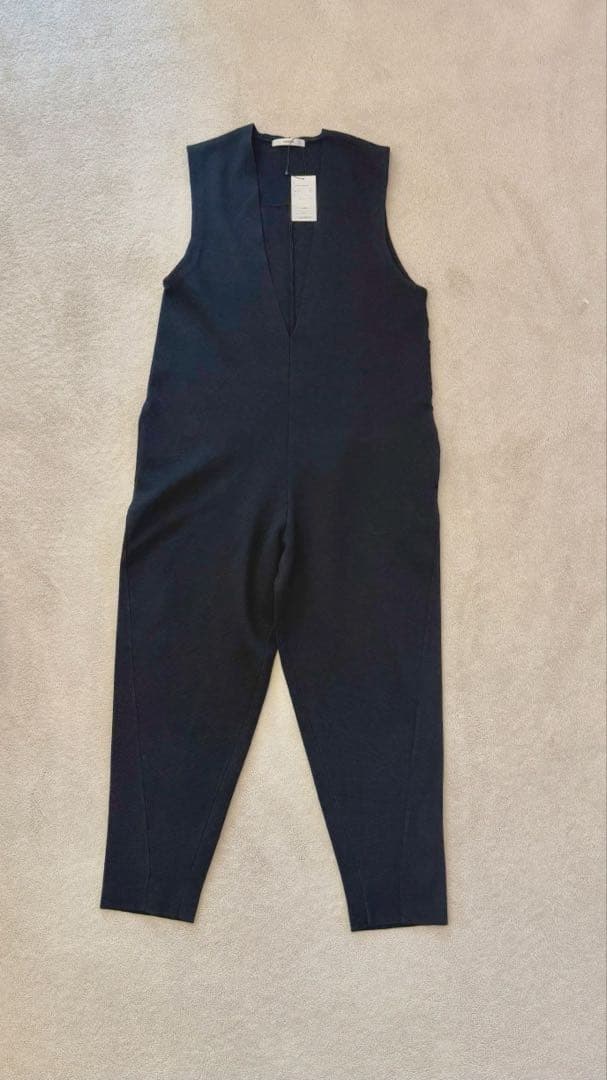 【未使用タグ付】LOHEN ミラノリブニットオールインワン38