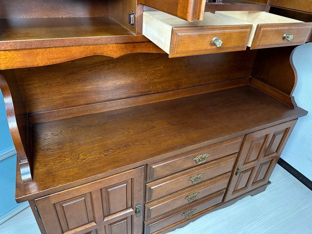 カリモク コロニアルシリーズ 食器棚 カップボード ダイニングボード ※i0※