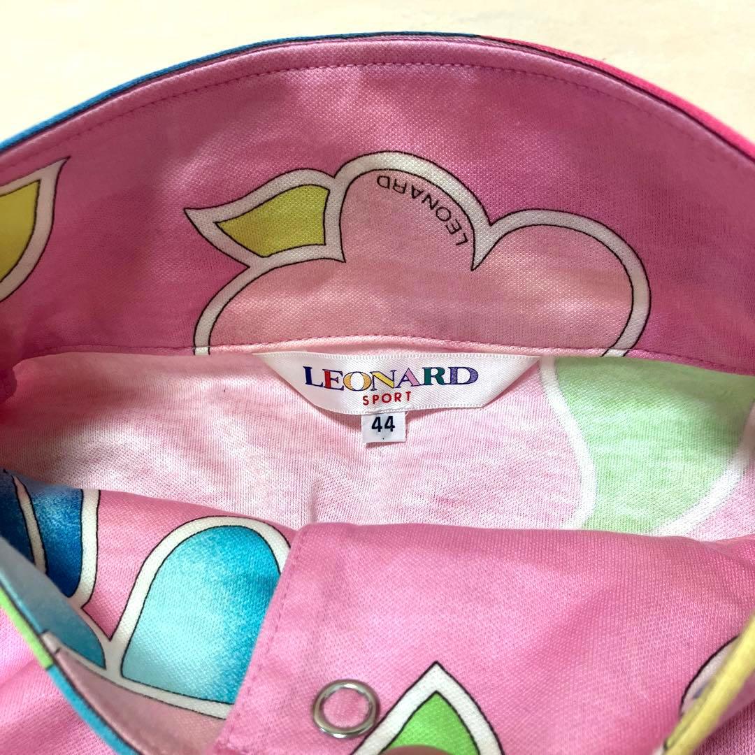 ★ 大きいサイズ ★ LEONARD SPORT レオナール　ポロシャツ　花柄