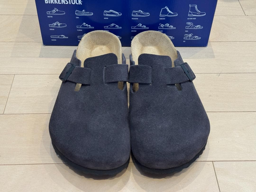 BIRKENSTOCK Boston Velvet Grey 24AW UR別注