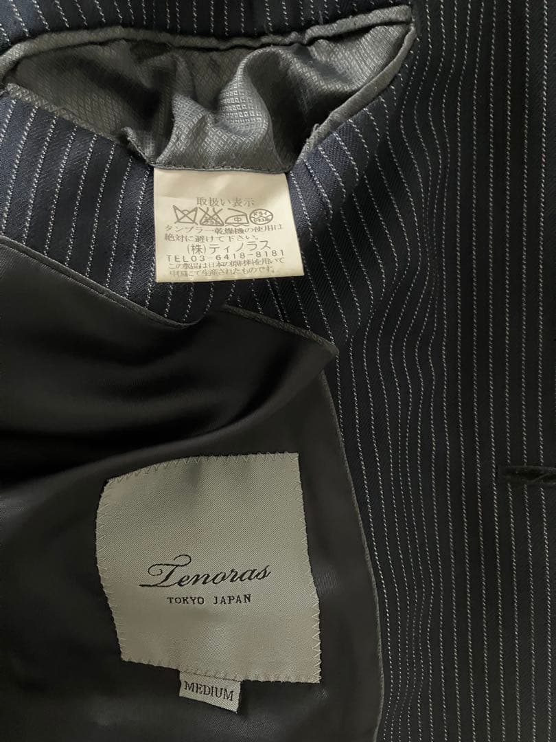 TENORAS スリーピーススーツ Mサイズ グレー系 5セット