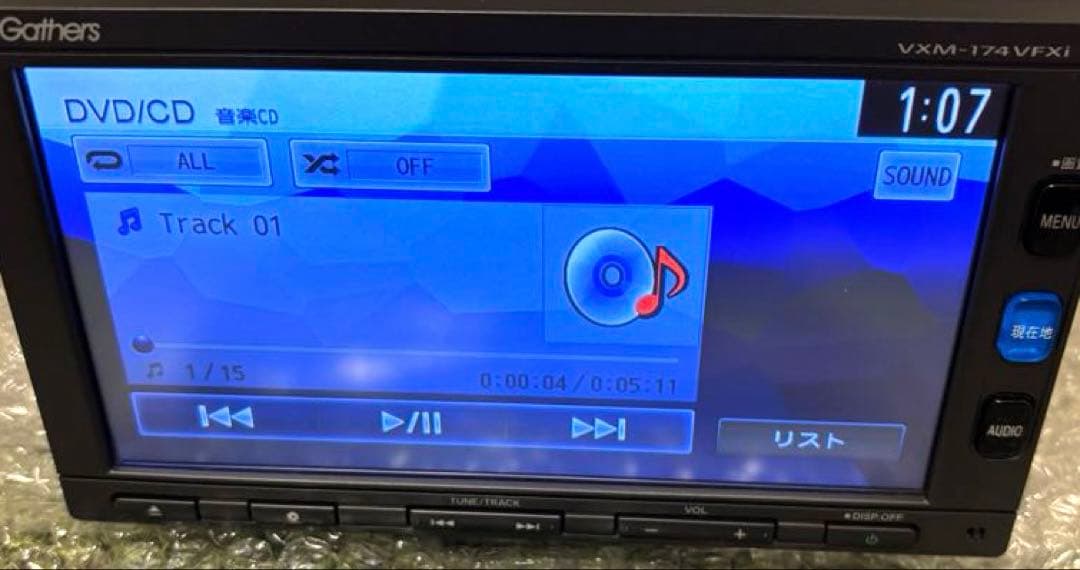 ホンダ 純正ナビ ギャザズ VXM-174VFXi 7インチ/フルセグ